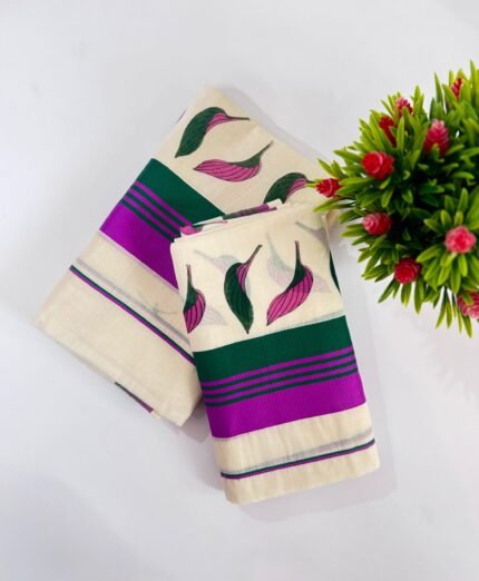 Kerala Cotton Set Mundu (Single)