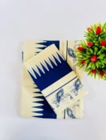 Kerala Cotton Set Mundu (Single) - Image 3