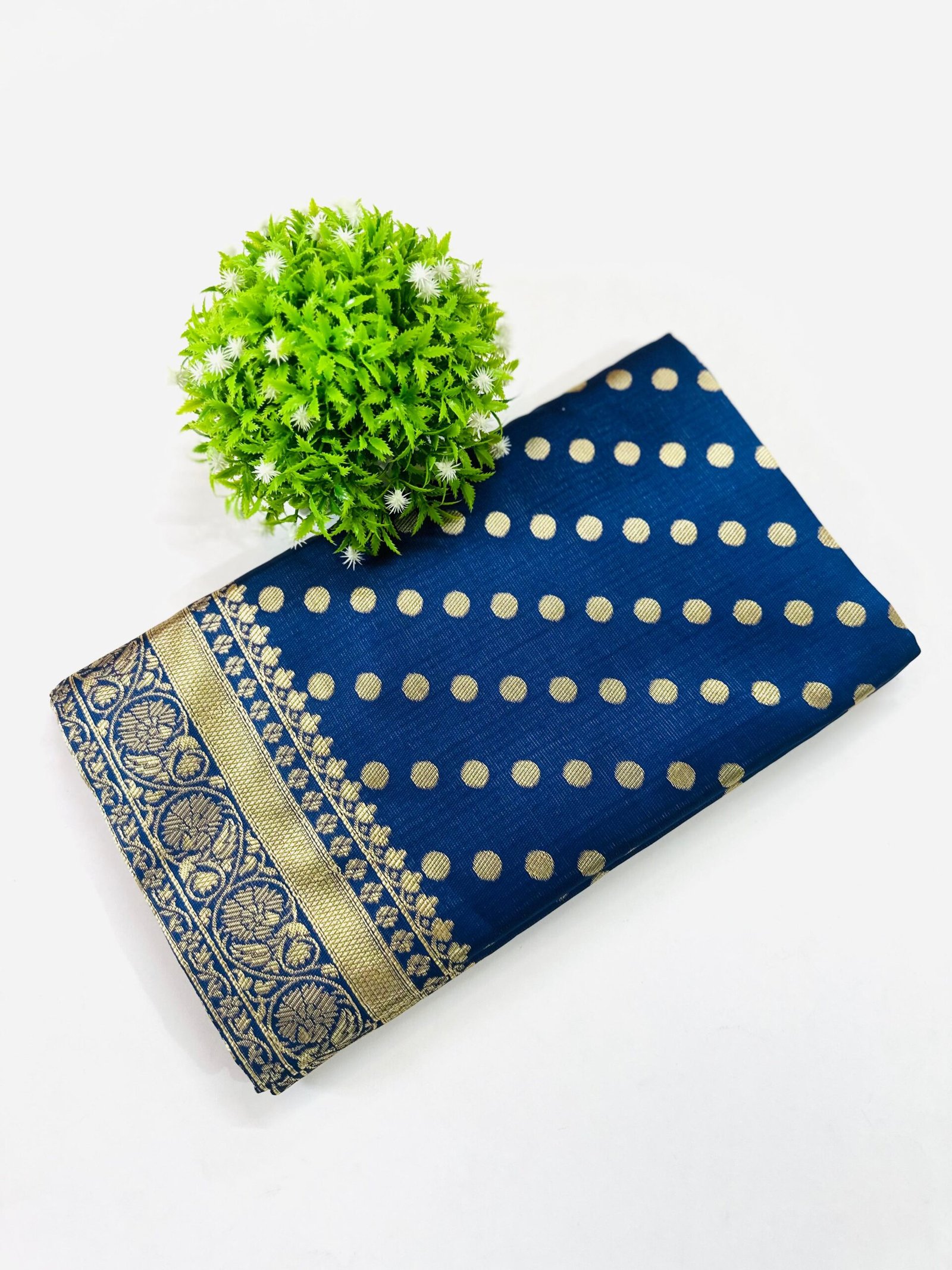 ENT010B3 GOLD STAR SAREE - Image 1