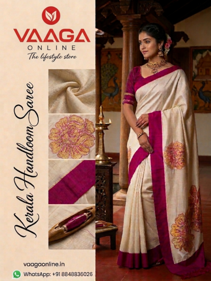 Kerala Handloom Saree