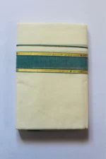 Kerala Handloom Double Mundu - Image 4