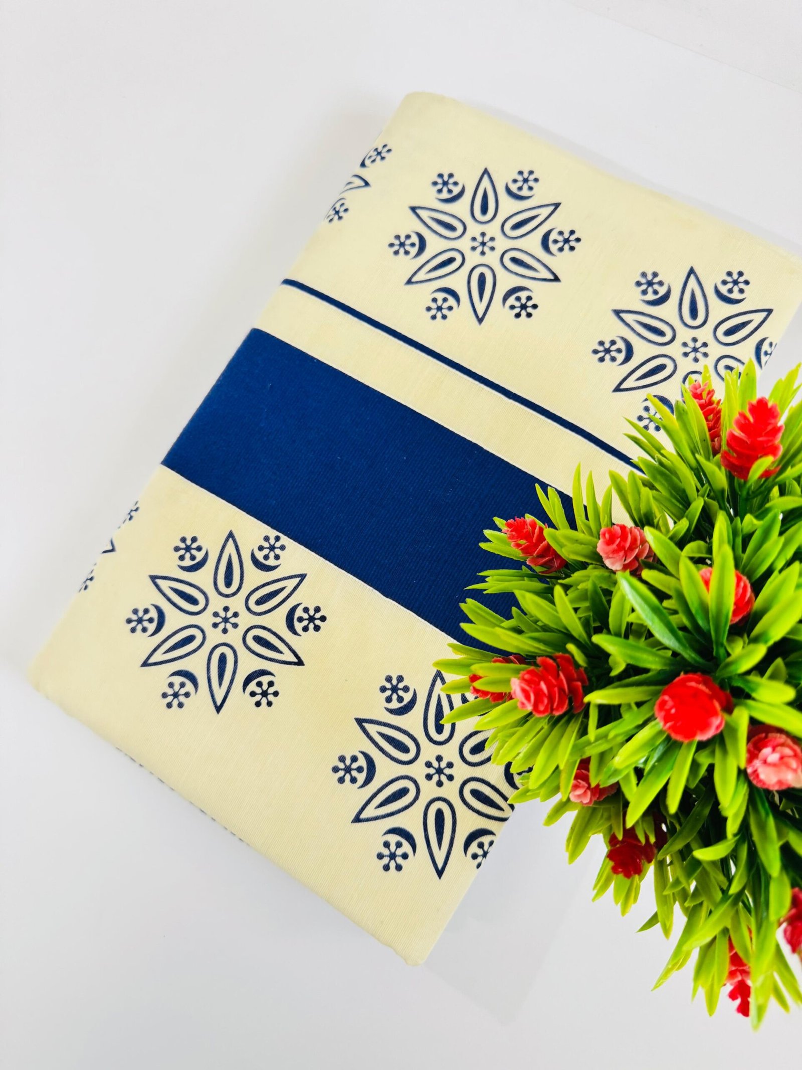 SF007B Kerala Handloom Saree - Image 1