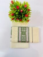 Kerala Cotton Set Mundu - Image 3
