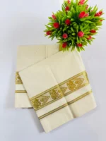 Kerala Handloom double mund - Image 4
