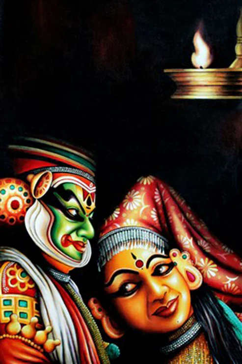 mural_ painting_3 Kathakali - Image 1