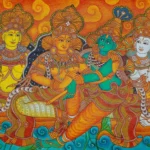 Lord Vishnu With Consorts