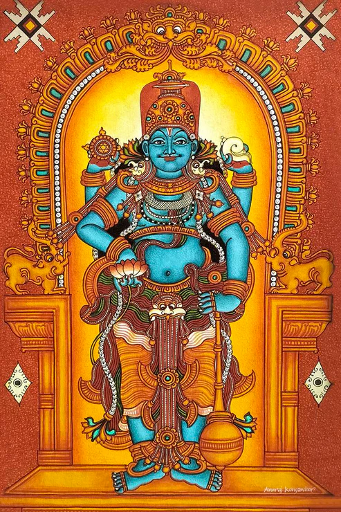 muralpaintings_11 BVM341 LORD VISHNU - Image 1