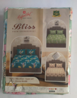 Bliss Double  Size Printed Bedsheet with 2 Pillow Covers 90”x100” inch’s - Image 6