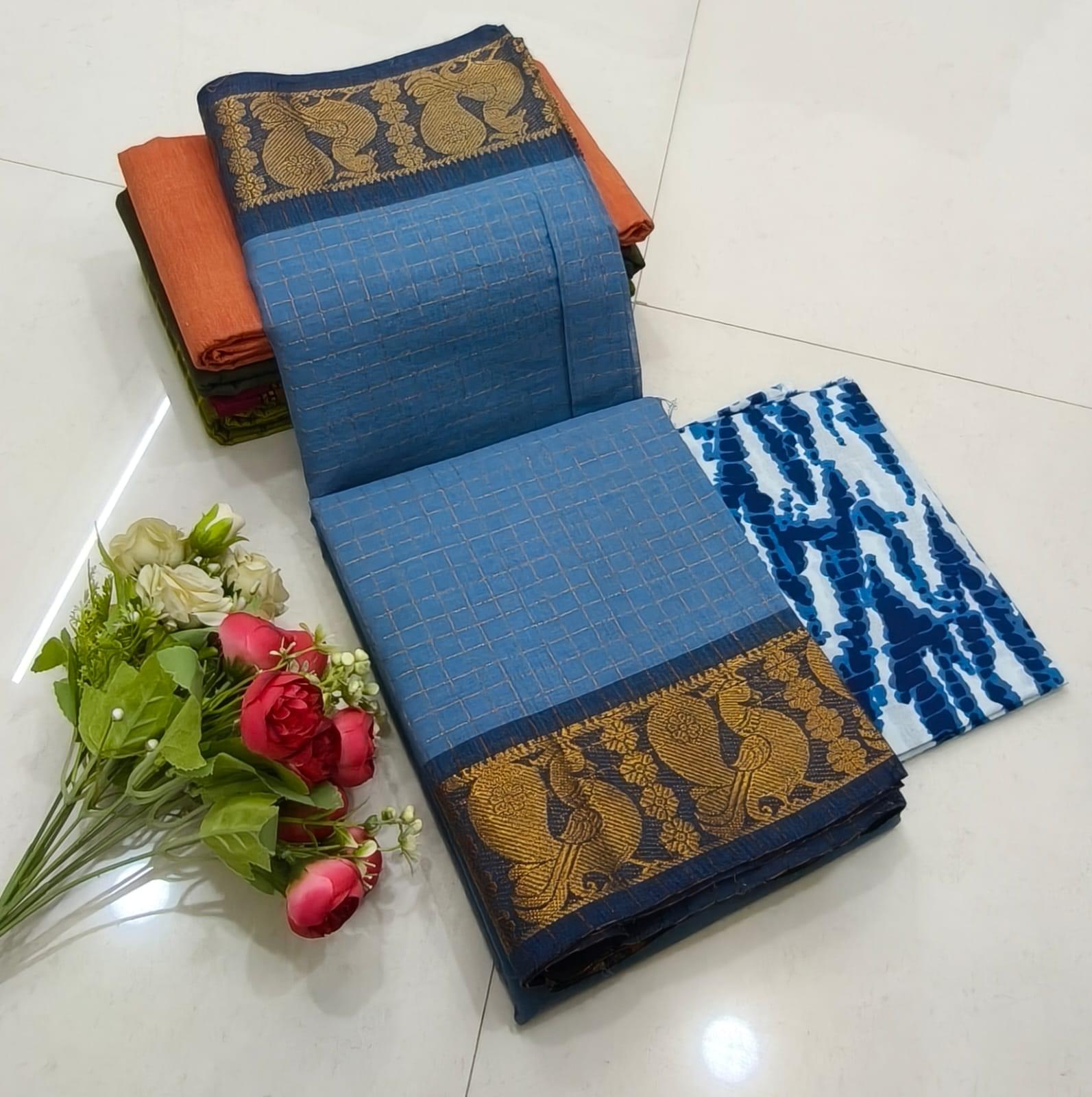 Chettinad Cotton Saree - Image 3
