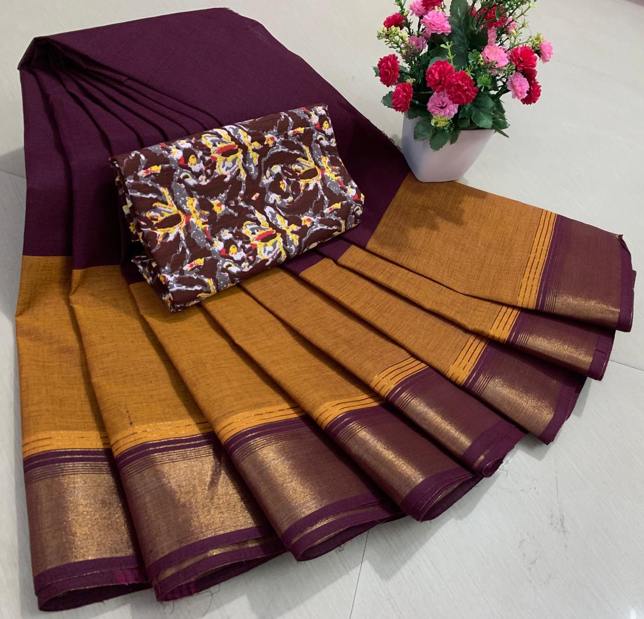 Chettinad Cotton Saree - Image 6