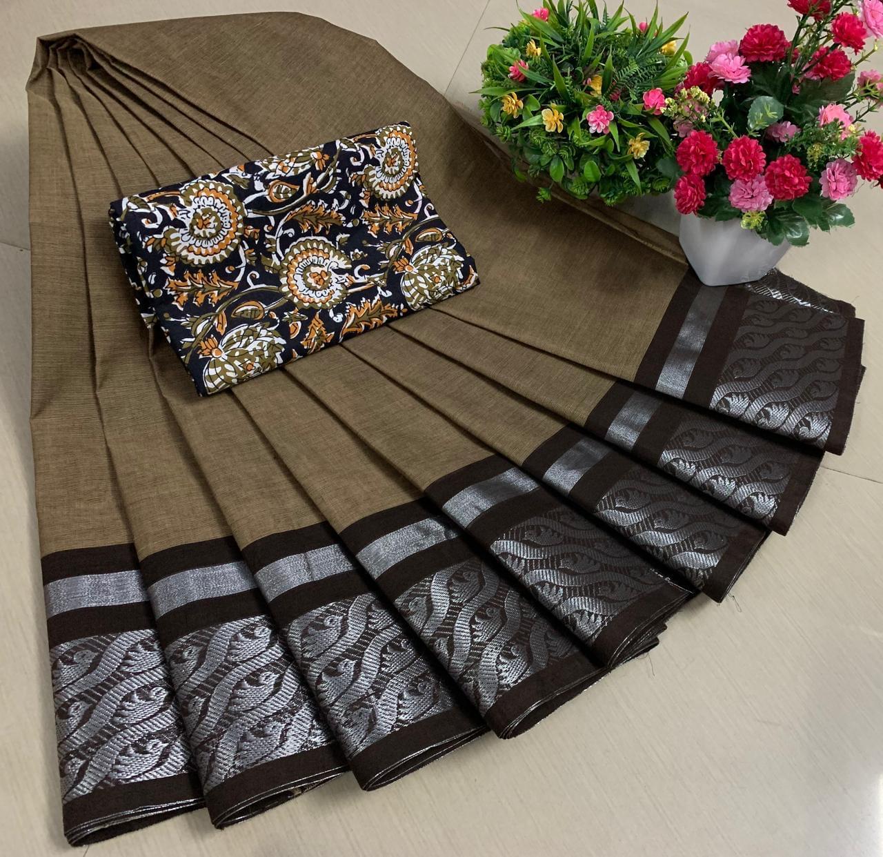Chettinad Cotton Saree - Image 8